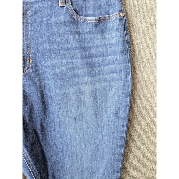 LL Bean Pull On Jeans Womens 18 Skinny Leg Favorite BeanFlex Stretch Denim - Picture 2 of 12